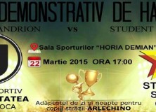 Despre sport, pasiune și solidaritate: ,,U” Alexandrion vs. Student Sport Cluj